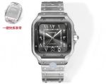 THB Factory Cartier Replica Watch Santos Middle East Version Tape Black Steel Case Diameter 39.8mm watch